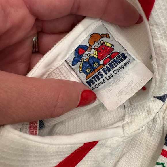 Vintage Good Lads Sailor Sailboat Print Girl’s Toddler Bloomer Set - Picture 3 of 9